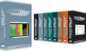 SmarTally Sorter Edition is part of the SmarTally line of advanced software products.